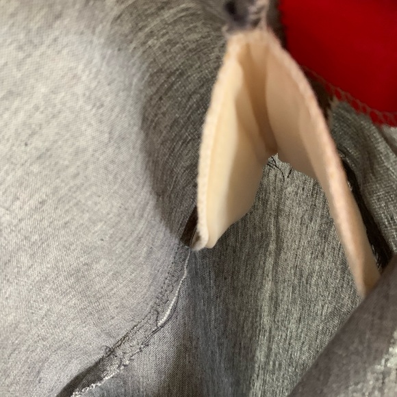 Vintage grey and red dress - Picture 9 of 9